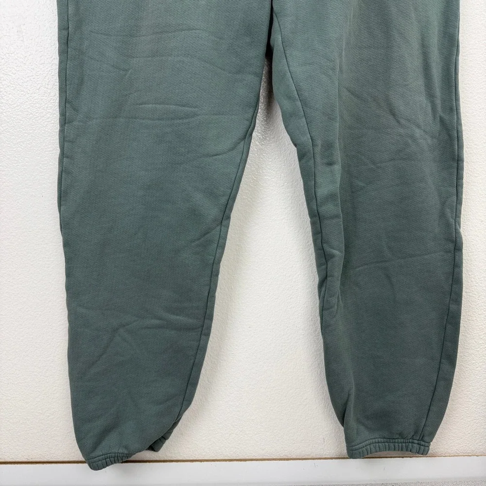 Les Tien Sweatpants Mens Large Green Heavyweight Classic Cotton Fleece - Picture 3 of 8
